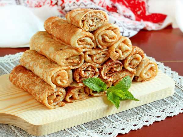 Блины с курицей 