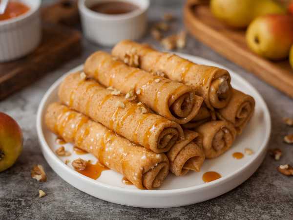Блины с вареной сгущенкой 